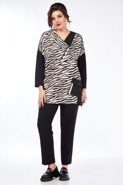 Блуза Matini 4.1244/1 зебра - фото 6