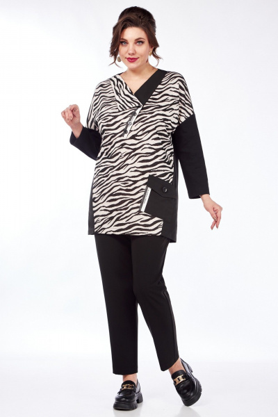 Блуза Matini 4.1244/1 зебра - фото 5