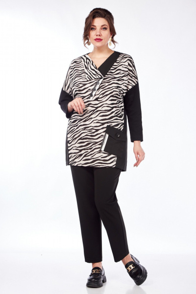 Блуза Matini 4.1244/1 зебра - фото 3