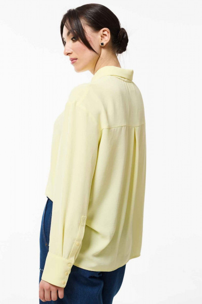 Блуза Mislana 1014 желтый - фото 4