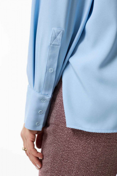 Блуза Mislana 1014 голубой - фото 5