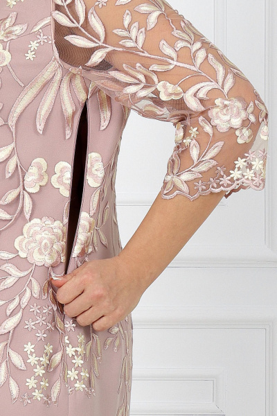 Платье Ninele 5753 темная пудра - фото 8
