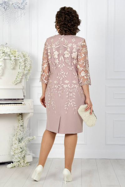 Платье Ninele 5753 темная пудра - фото 6