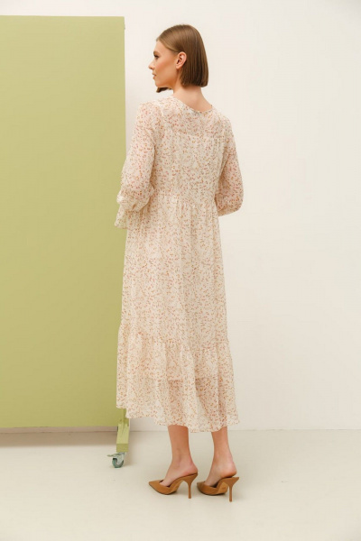 Платье из шифона с застежками на пуговицы и талией PUR PUR 11-034/15 - фото 3