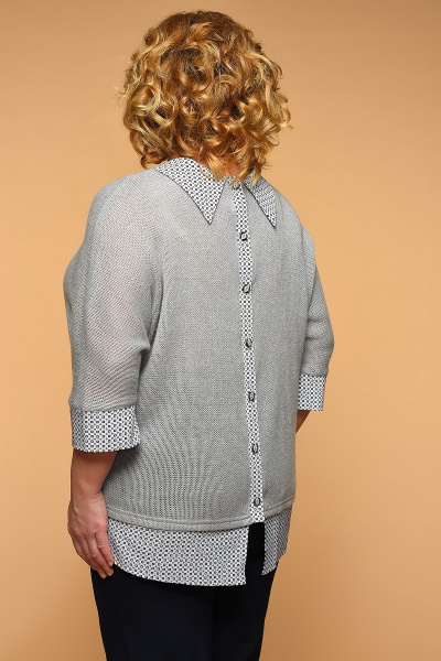 Джемпер Медея и К 1884 серый - фото 2