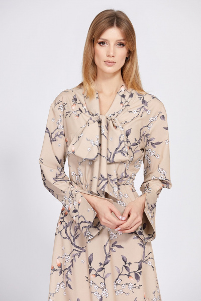 Платье EOLA 2560 беж_принт - фото 6