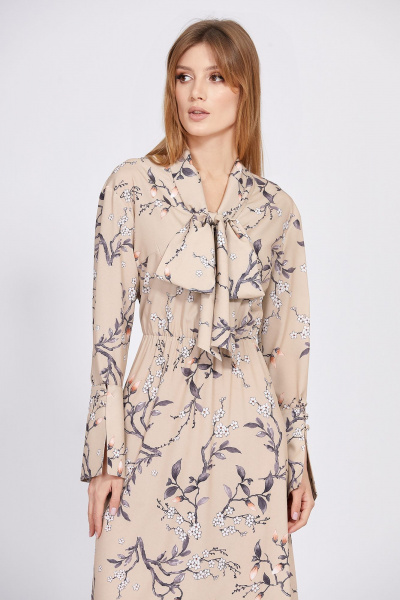 Платье EOLA 2560 беж_принт - фото 5