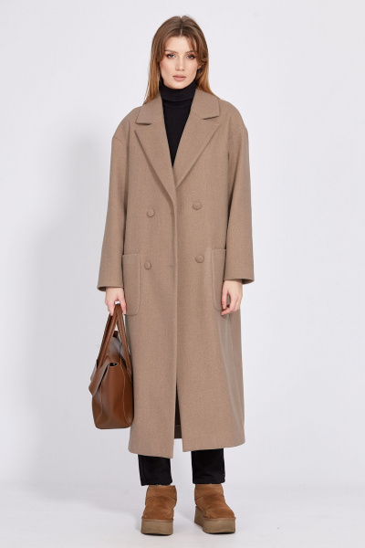 Пальто EOLA 2563 кэмел - фото 1