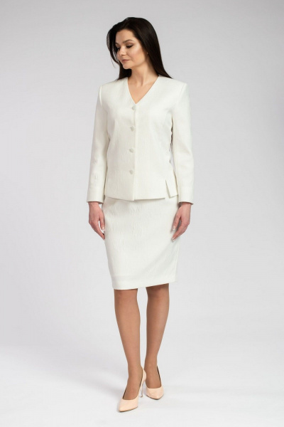 Жакет FASHION CENTRE П-3686 белый - фото 4