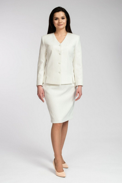 Жакет FASHION CENTRE П-3686 белый - фото 1