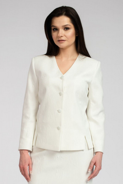 Жакет FASHION CENTRE П-3686 белый - фото 3