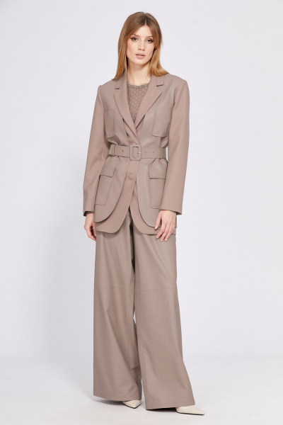 Жакет EOLA 2575 бежевый - фото 4