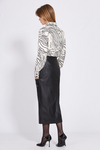 Блуза EOLA 2588 молочный_принт - фото 6