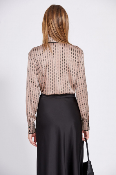 Блуза EOLA 2589 бежевый_принт - фото 3