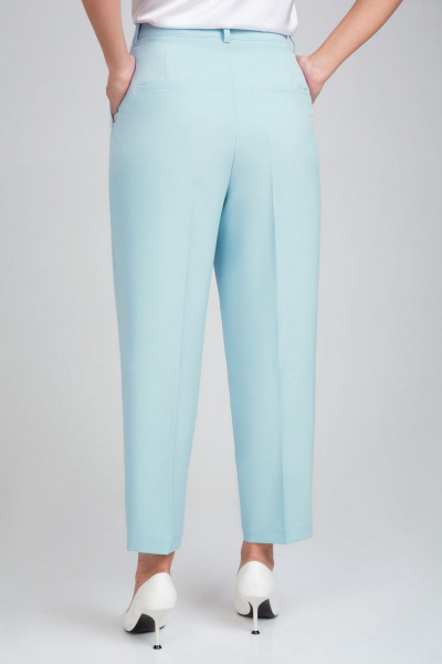 Брюки со стрелками для деловых образов из текстиля IVARI 310/1 голубой - фото 5