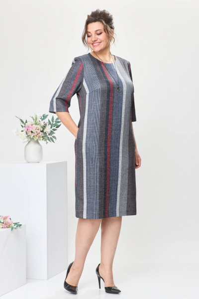 Платье Romanovich Style 1-2639 полоска - фото 3
