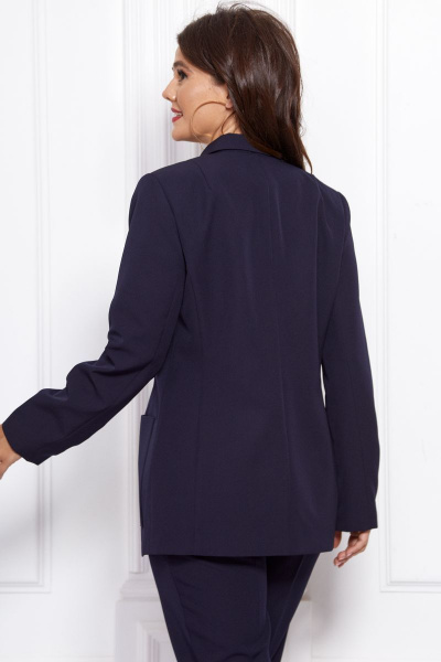 Брюки, жакет ANASTASIA MAK 603 темно-синий - фото 5