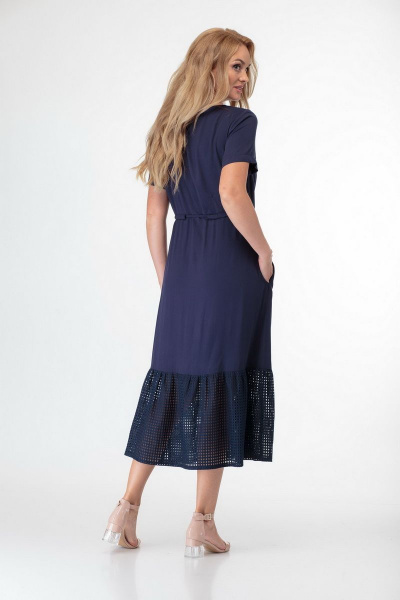 Платье Магия моды 1678 темно-синий - фото 3