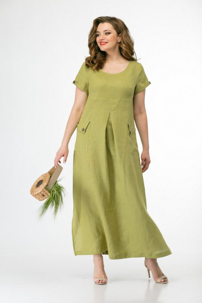 Платье MALI 411 яблоко - фото 7