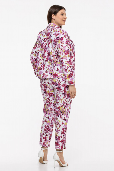 Брюки Avila 0224 пурпурный - фото 6