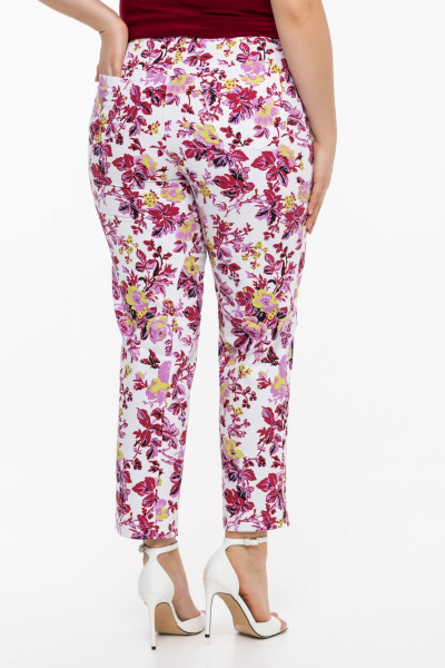 Брюки Avila 0224 пурпурный - фото 4