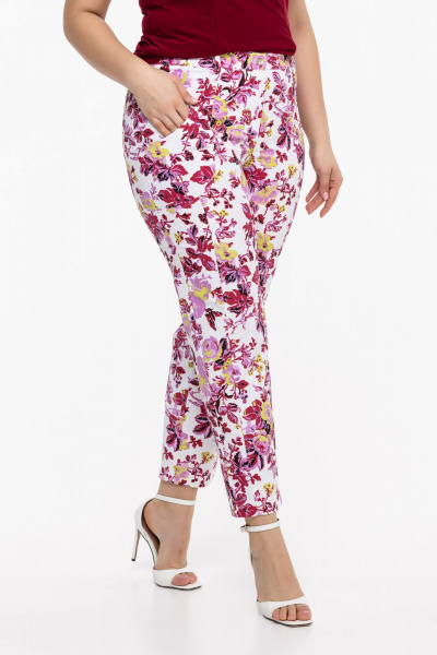 Брюки Avila 0224 пурпурный - фото 2