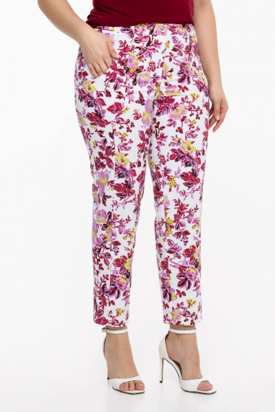 Брюки Avila 0224 пурпурный - фото 1