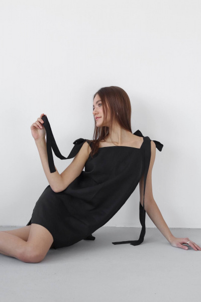 Платье SK Brand SK7132 черный - фото 5