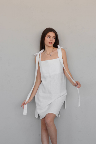 Платье SK Brand SK7133 белый - фото 6