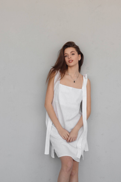 Платье SK Brand SK7133 белый - фото 5