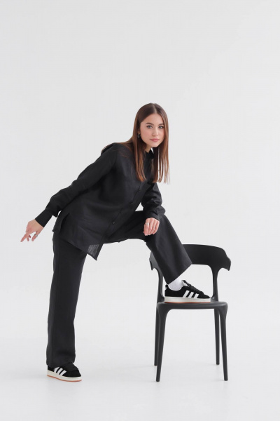 Рубашка SK Brand SK7142 черный - фото 5