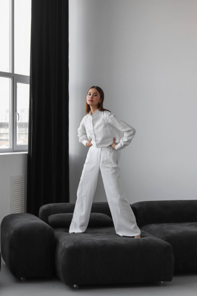 Брюки SK Brand SK7144 белый - фото 6