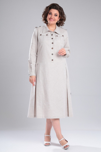 Платье Celentano lite 5015.2 натуральный - фото 6
