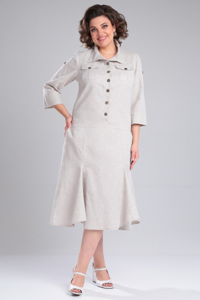 Платье Celentano lite 5016.1 натуральный - фото 10