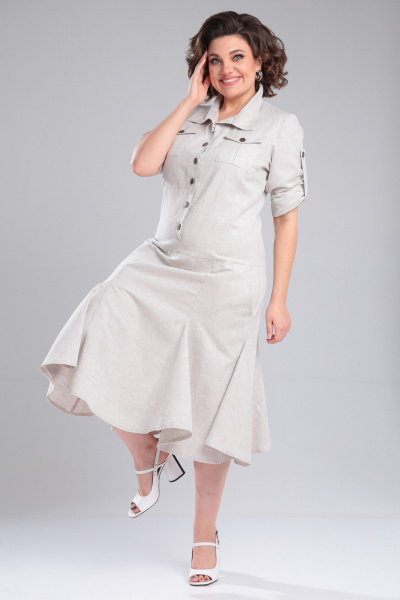 Платье Celentano lite 5016.1 натуральный - фото 5