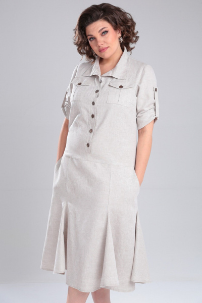 Платье Celentano lite 5016.2 натуральный - фото 13