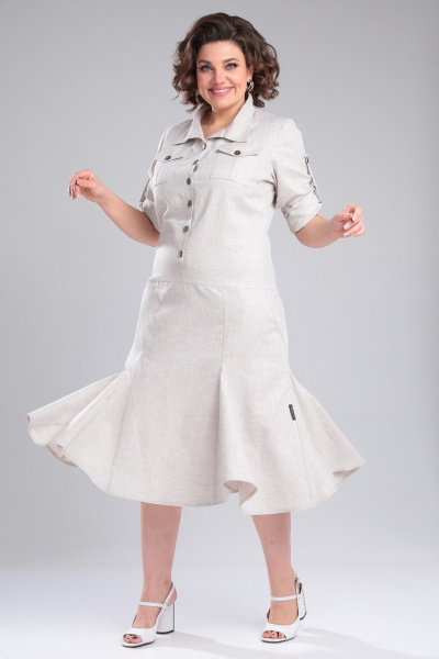 Платье Celentano lite 5016.2 натуральный - фото 3