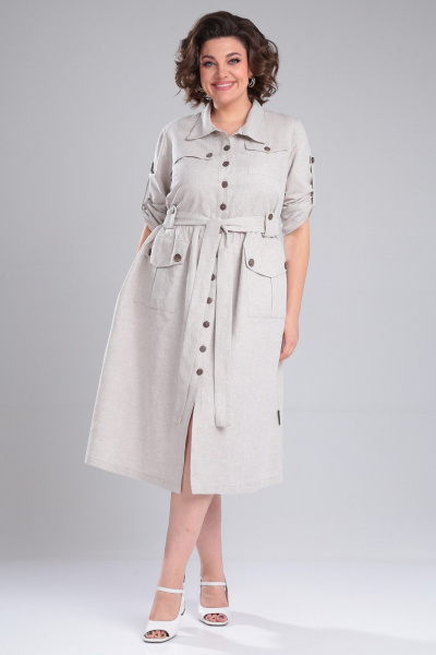 Платье Celentano lite 5018.1 натуральный - фото 3