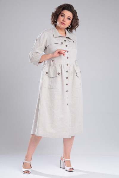 Платье Celentano lite 5018.1 натуральный - фото 6