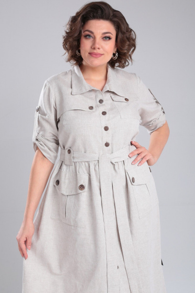 Платье Celentano lite 5018.1 натуральный - фото 10