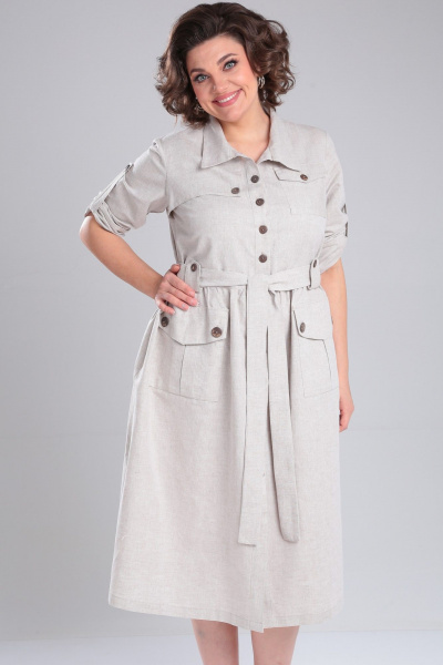 Платье Celentano lite 5018.1 натуральный - фото 9