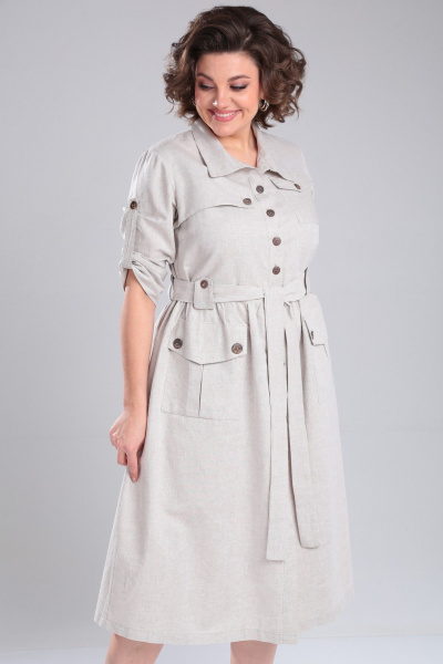 Платье Celentano lite 5018.1 натуральный - фото 8