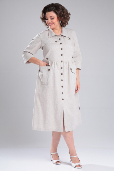 Платье Celentano lite 5018.2 натуральный - фото 13