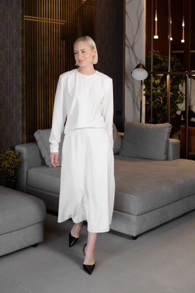 Блуза HELEN BIRCH Bl034c молочный - фото 4