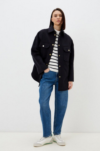 Полупальто из шерсти и драпа со съемной стеганой подстежкой C. of PAPAYA NEW 1717 - фото 3