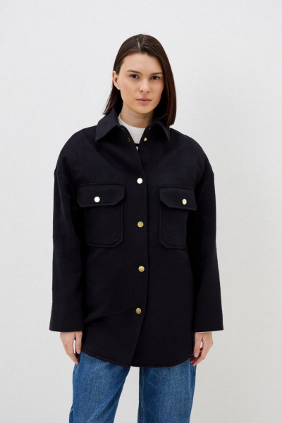 Полупальто из шерсти и драпа со съемной стеганой подстежкой C. of PAPAYA NEW 1717 - фото 1