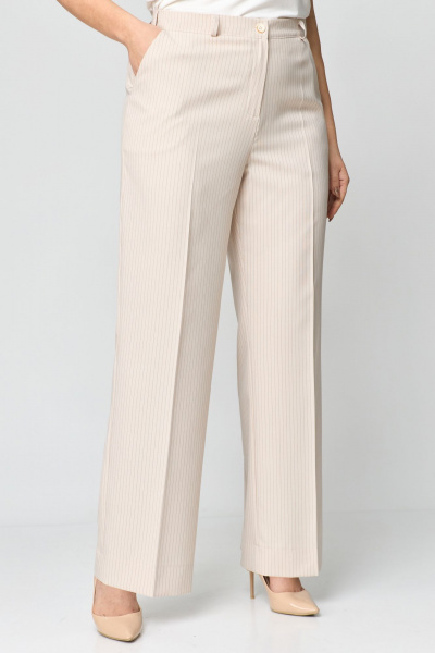 Брюки, жакет Мишель стиль 1182 бежево-коричневый - фото 6