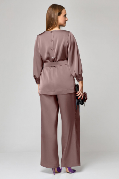 Блуза, брюки Мишель стиль 1160 капучино - фото 4