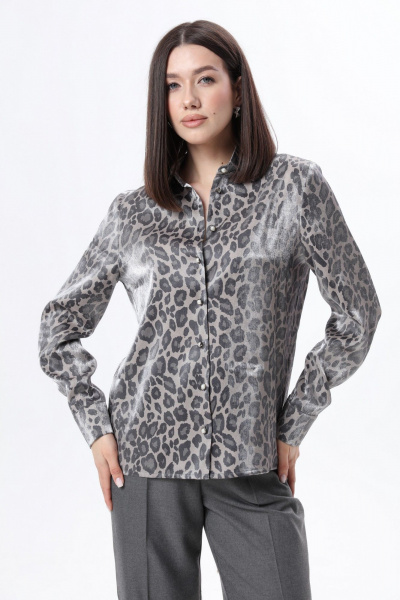 Блуза, брюки, жакет LM К6667-33 серый - фото 14