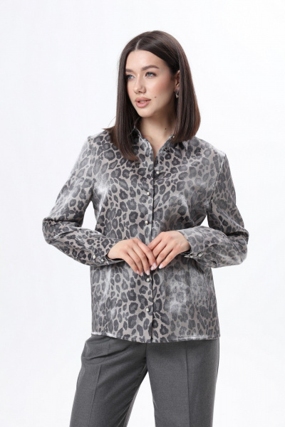 Блуза, брюки, жакет LM К6667-33 серый - фото 12